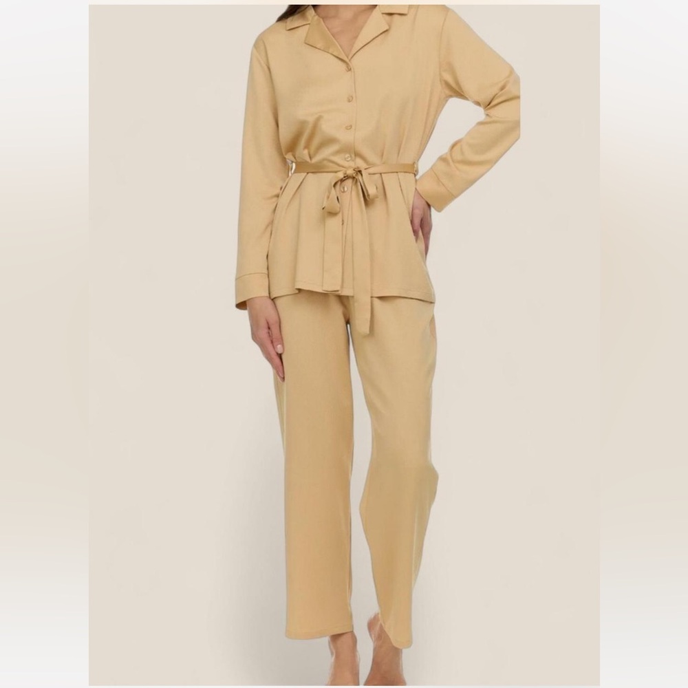 Flora Nikrooz Golden Pajama Set